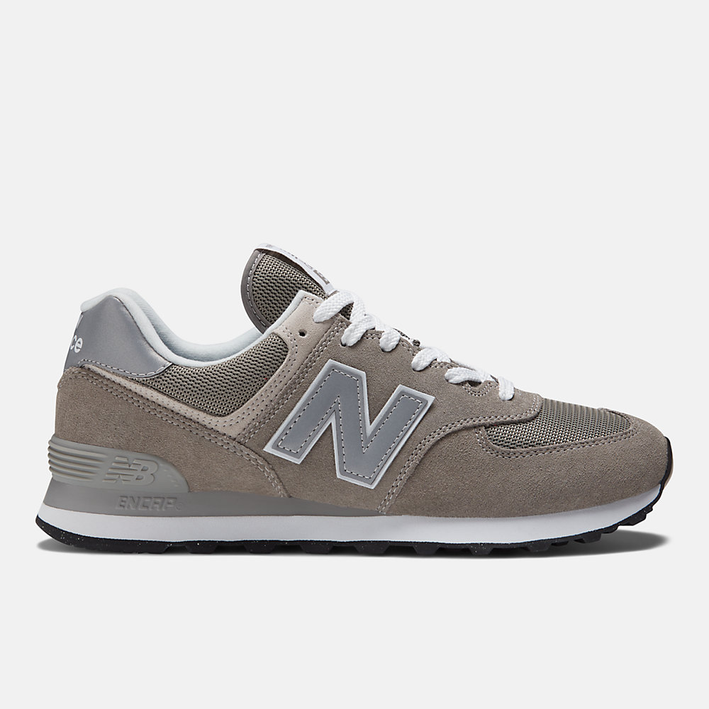 New Balance 574 Core Shoes Grey with White